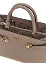 GUESS Lorelei Girlfriend Satchel Dark Taupe