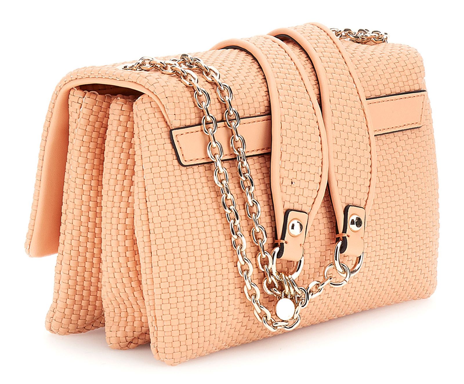 GUESS Phaedra Convertible Xbody Flap Bag Apricot GUESS Phaedra Convertible Xbody Flap Bag Apricot