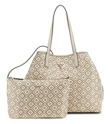 GUESS Vikky II Large Tote Taupe