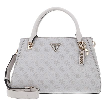 GUESS Noelle Girlfriend Satchel Bone Logo GUESS Noelle Girlfriend Satchel Bone Logo