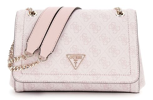 GUESS Noelle Girlfriend Satchel Orchid Logo