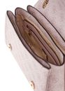 GUESS Noelle Girlfriend Satchel Orchid Logo