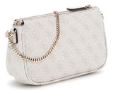GUESS Noelle Double Pouch Crossbody Bone Logo GUESS Noelle Double Pouch Crossbody Bone Logo