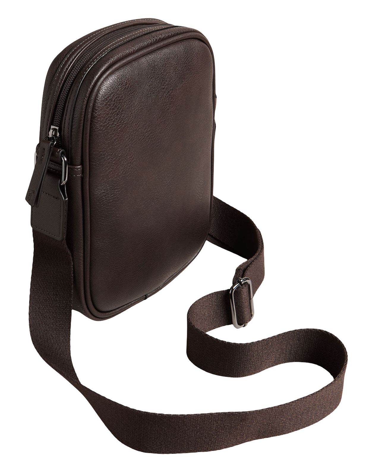 Ted Baker WAYDON House Check PU Flight Bag Brn-Choc Ted Baker WAYDON House Check PU Flight Bag Brn-Choc