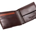 Ted Baker PRUGS Leather Bifold Coin Wallet Brown Ted Baker PRUGS Leather Bifold Coin Wallet Brown