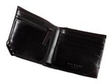 Ted Baker Kornerr Metal Corner Bifold Coin Wallet Black Ted Baker Kornerr Metal Corner Bifold Coin Wallet Black