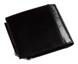 Ted Baker Kornerr Metal Corner Bifold Coin Wallet Black Ted Baker Kornerr Metal Corner Bifold Coin Wallet Black