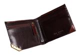 Ted Baker Kornerr Metal Corner Bifold Coin Wallet Brn-Choc Ted Baker Kornerr Metal Corner Bifold Coin Wallet Brn-Choc