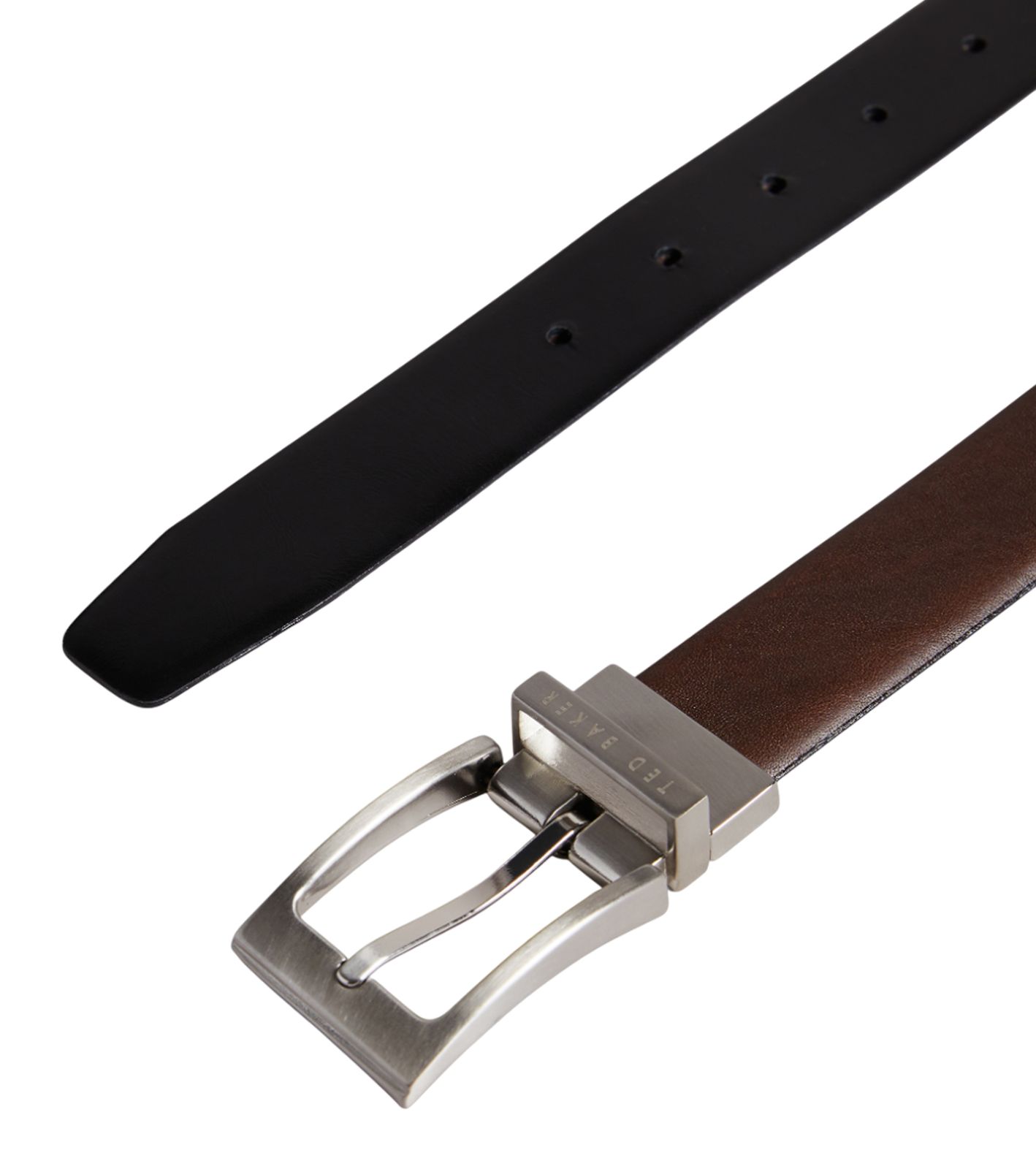 Ted Baker KARMER Reversible Leather Belt W95 Xchocolate Ted Baker KARMER Reversible Leather Belt W95 Xchocolate