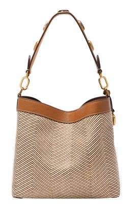 FOSSIL Jessie Bucket Shoulder Bag Neutral Multi