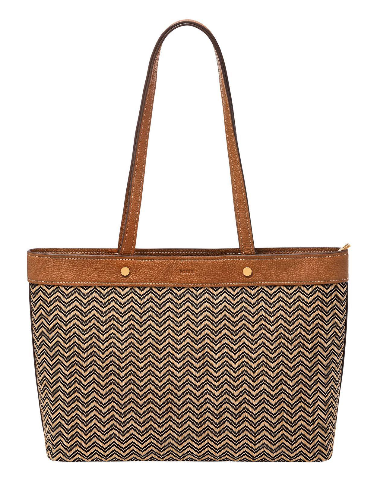 FOSSIL Jessie Shopper Natural Black FOSSIL Jessie Shopper Natural Black