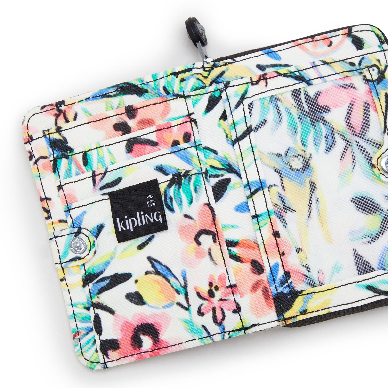 kipling Basic Print Money Love Medium Wallet M Cocktail Floral kipling Basic Print Money Love Medium Wallet M Cocktail Floral
