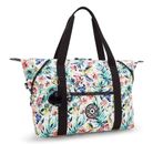 kipling Basic Print Art Medium Tote Cocktail Floral