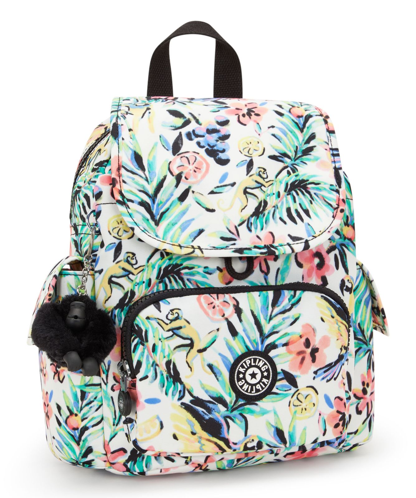 kipling Basic Print City Pack Mini Backpack XS Cocktail Floral kipling Basic Print City Pack Mini Backpack XS Cocktail Floral
