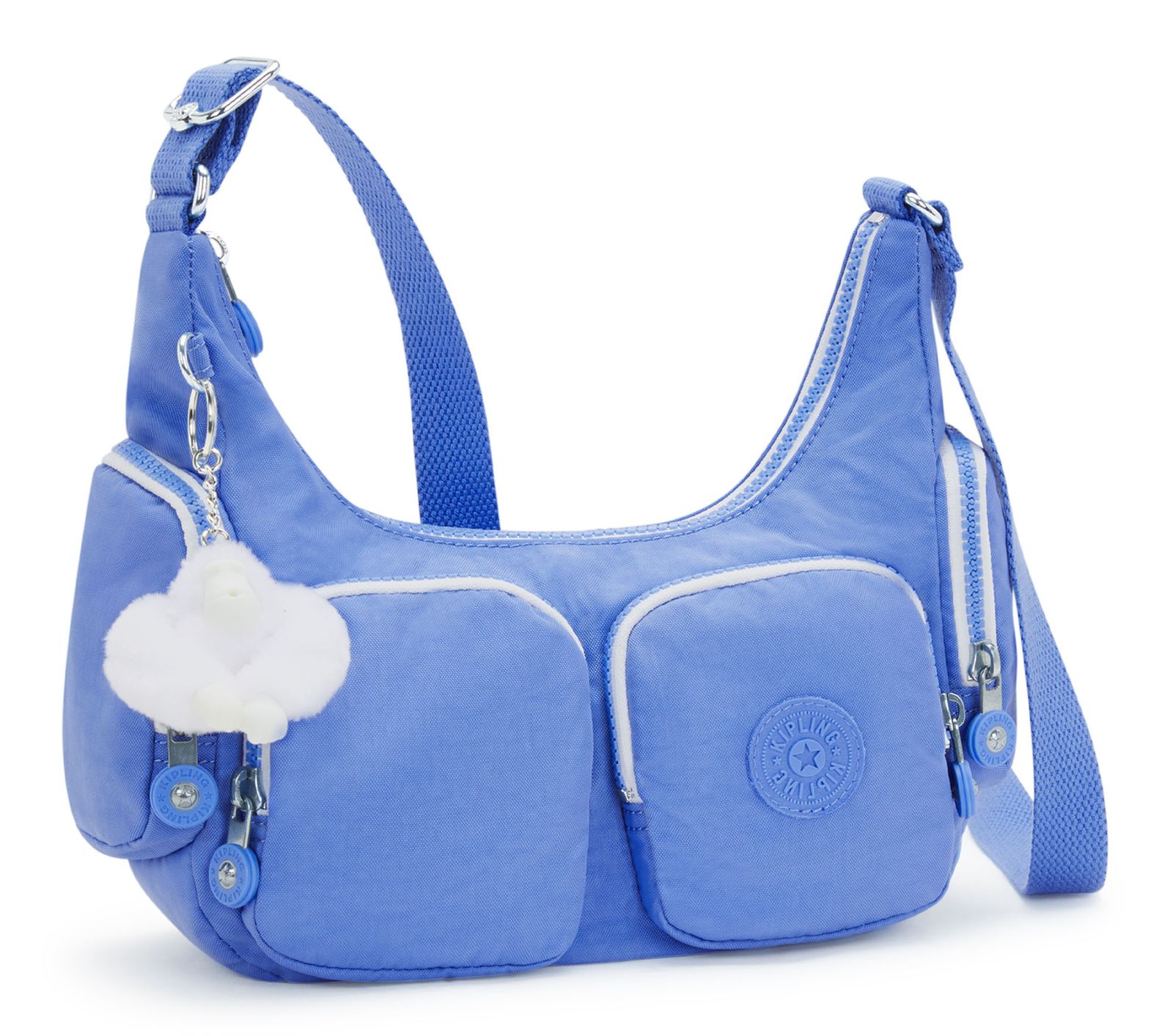 kipling Basic Rikka Crossbody Bag Cocktail Blue kipling Basic Rikka Crossbody Bag Cocktail Blue