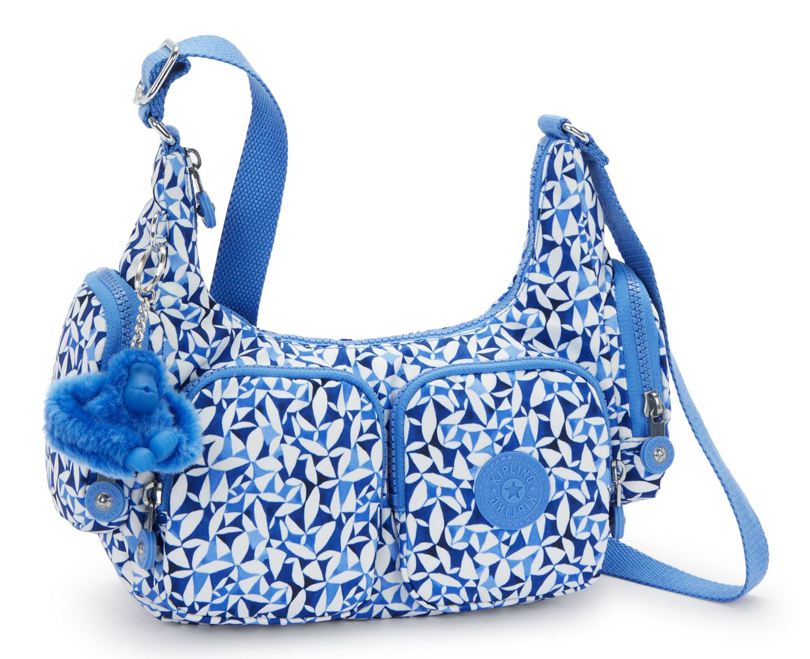 kipling Basic Print Rikka Shoulderbag Crazy Leaves kipling Basic Print Rikka Shoulderbag Crazy Leaves