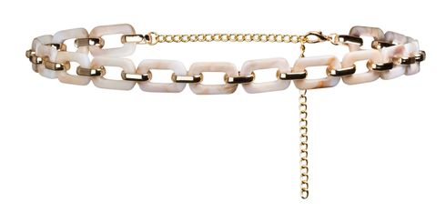 Vanzetti Chain Belt W90 Light Gold Shiny