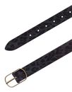 Vanzetti Leather Belt W105 Black - Anthracite