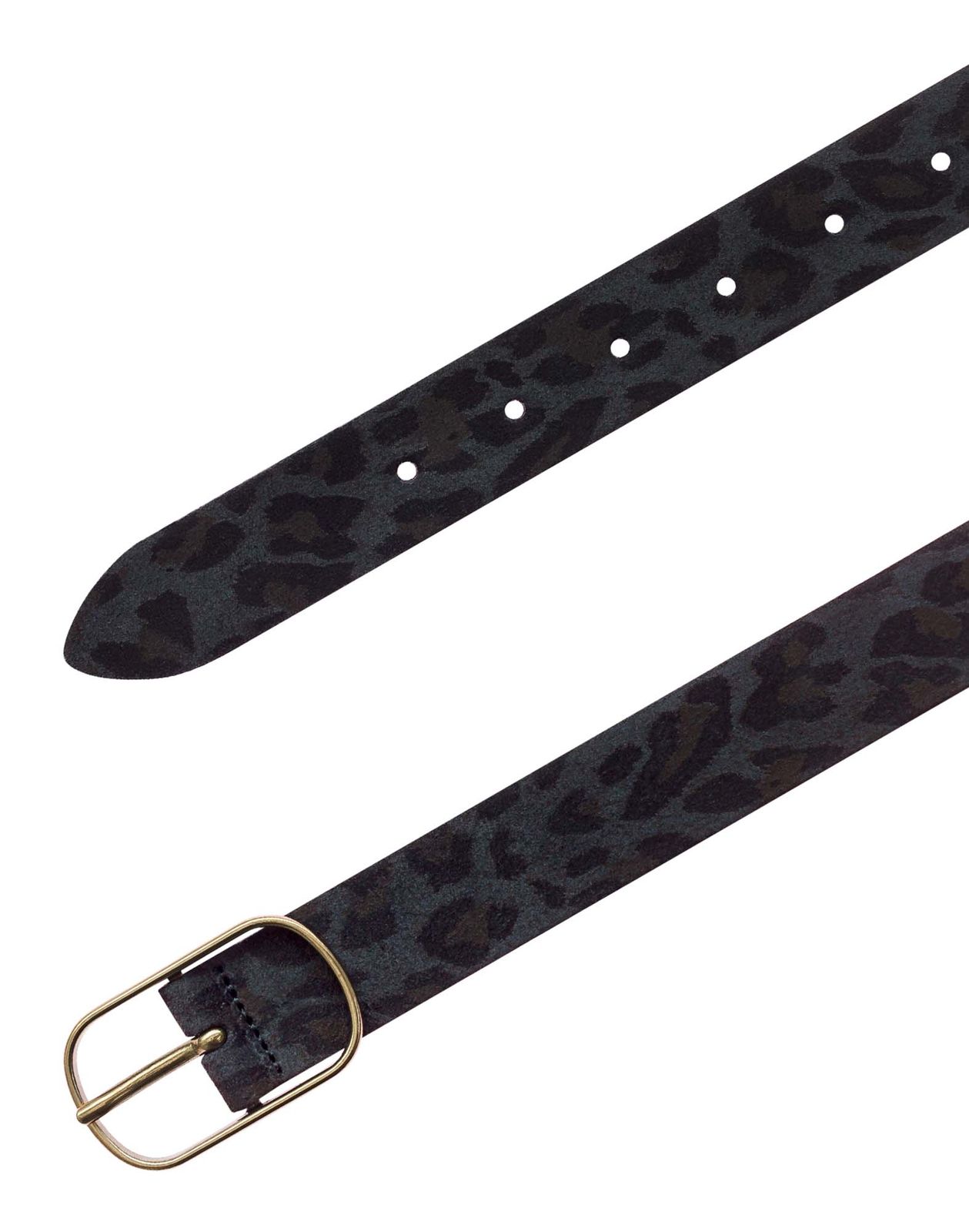 Vanzetti Leather Belt W75 Black - Anthracite Vanzetti Leather Belt W75 Black - Anthracite