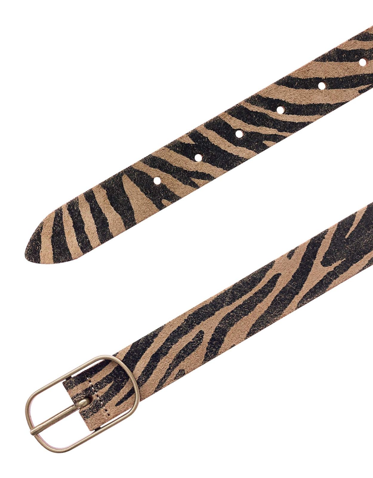 Vanzetti Leather Belt W85 Taupe - Black Vanzetti Leather Belt W85 Taupe - Black