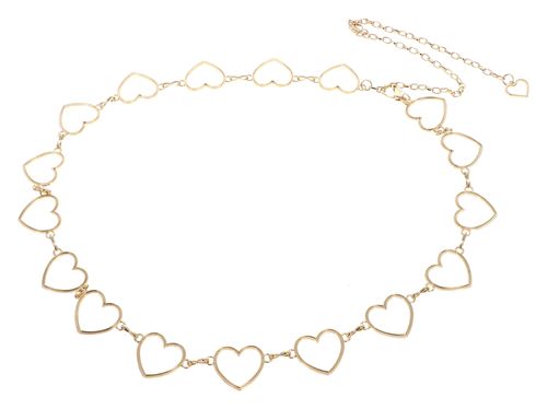 Vanzetti Chain Belt W95 Light Gold Shiny