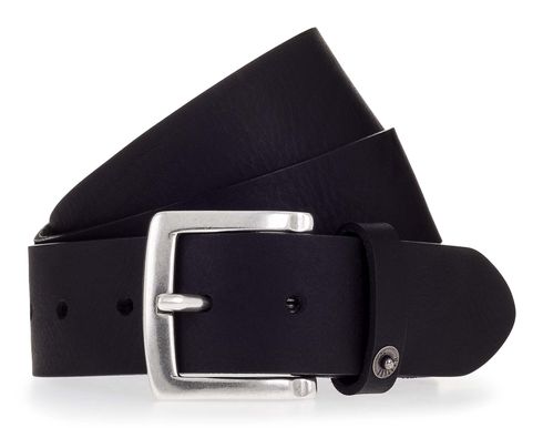 MUSTANG 40mm Leather Belt W95 Black