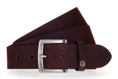 MUSTANG 40mm Leather Belt W80 Darkbrown