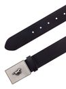 MUSTANG 40mm Leather Belt W110 Black MUSTANG 40mm Leather Belt W110 Black