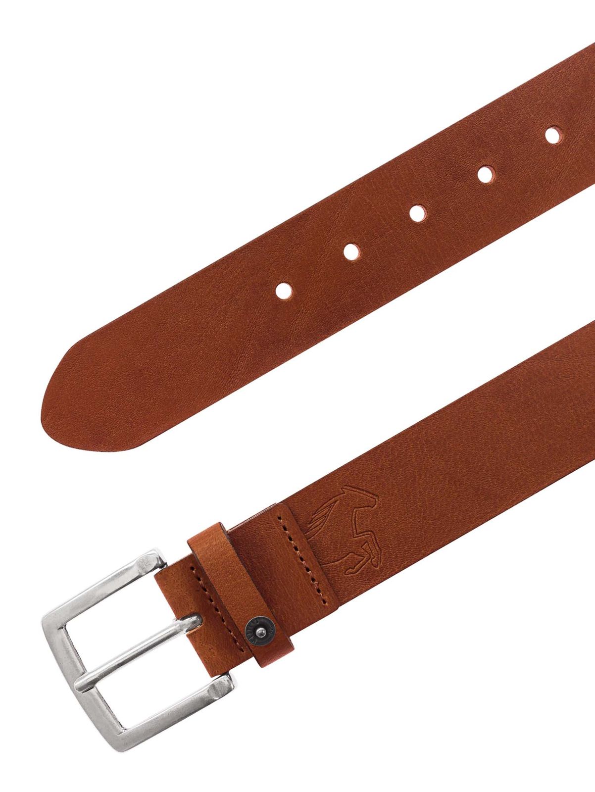 MUSTANG 40mm Leather Belt W80 Cognac MUSTANG 40mm Leather Belt W80 Cognac