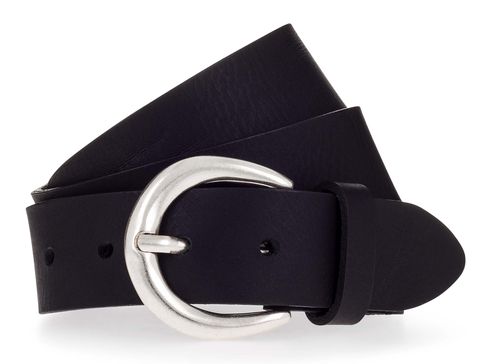 MUSTANG 35mm Leather Belt W105 Black
