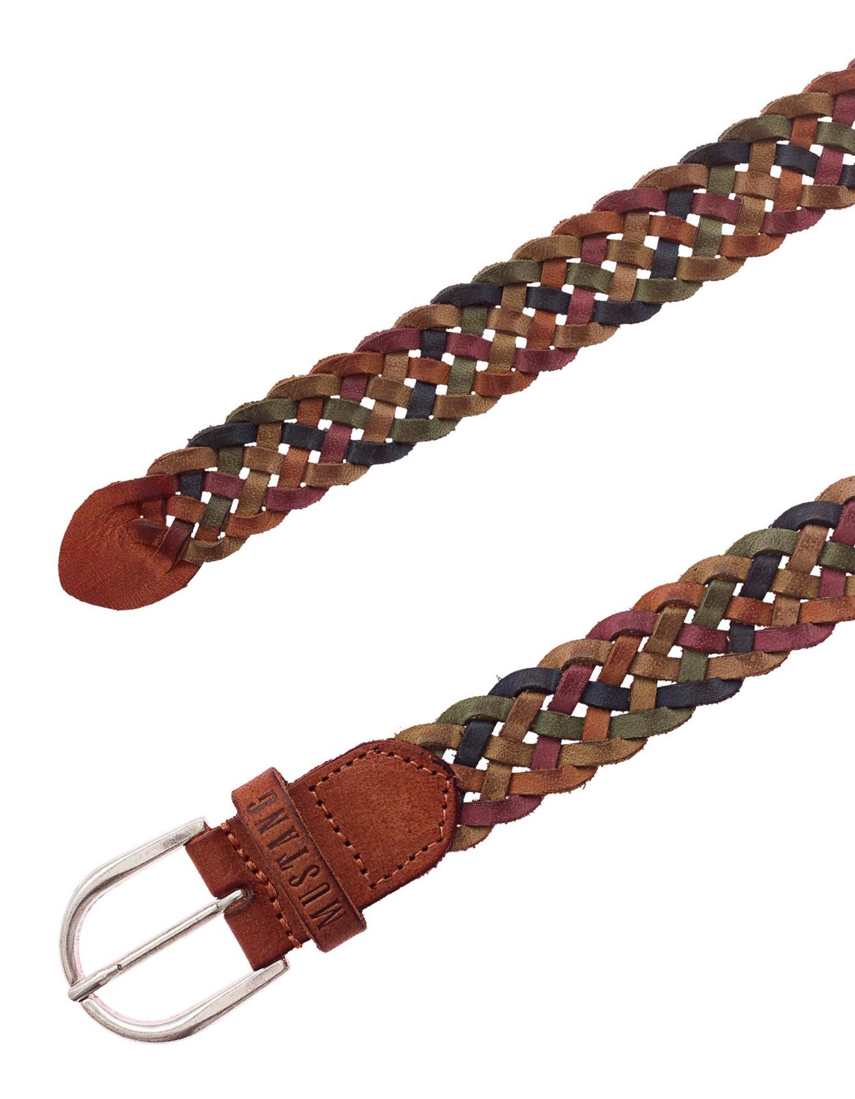 MUSTANG Braided Leather Belt W80 Varied MUSTANG Braided Leather Belt W80 Varied