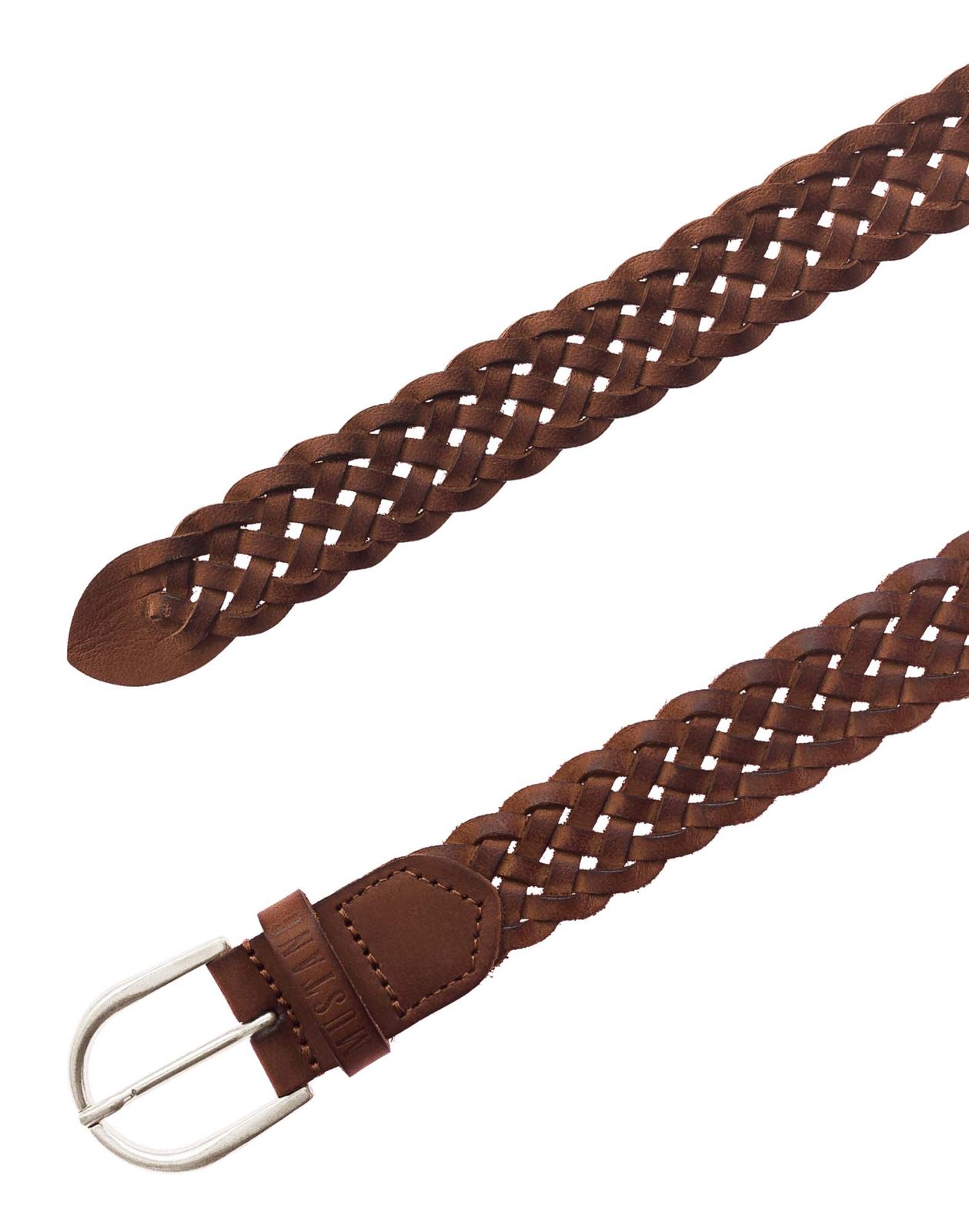 MUSTANG Braided Leather Belt W75 Baileys MUSTANG Braided Leather Belt W75 Baileys
