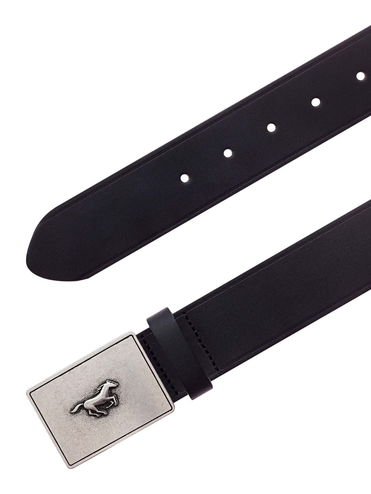 MUSTANG 40mm Leather Belt W100 Black MUSTANG 40mm Leather Belt W100 Black