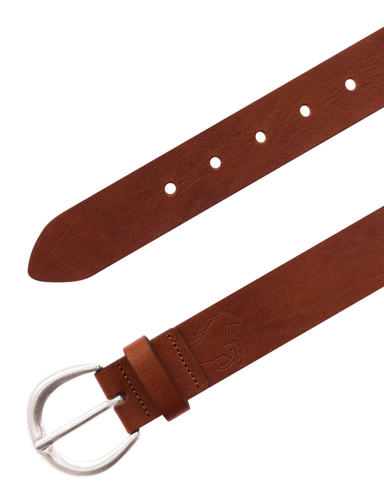 MUSTANG 35mm Leather Belt W90 Cognac MUSTANG 35mm Leather Belt W90 Cognac