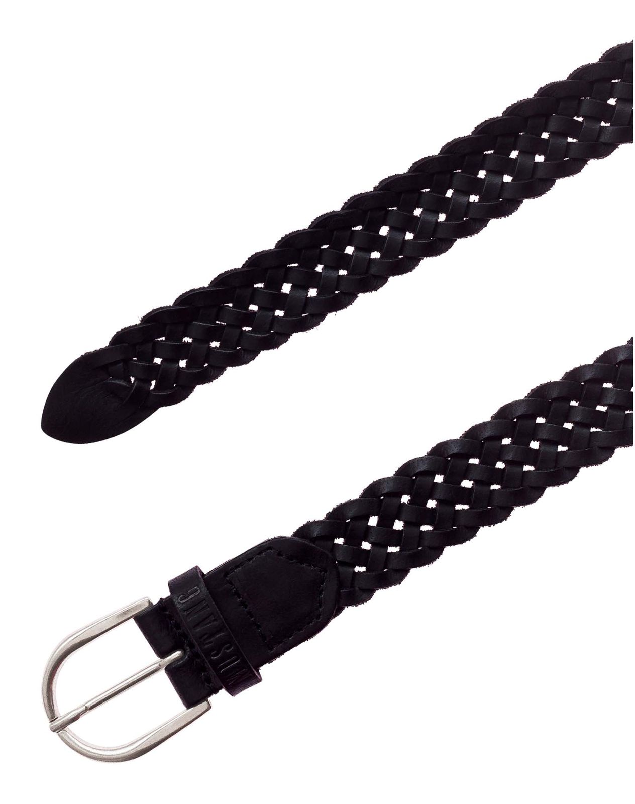 MUSTANG Braided Leather Belt W80 Black MUSTANG Braided Leather Belt W80 Black