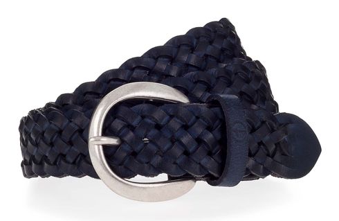 Tamaris Leather Belt W90 Marine