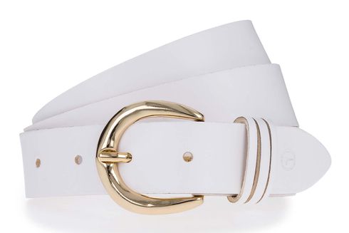 Tamaris Leather Belt W110 White