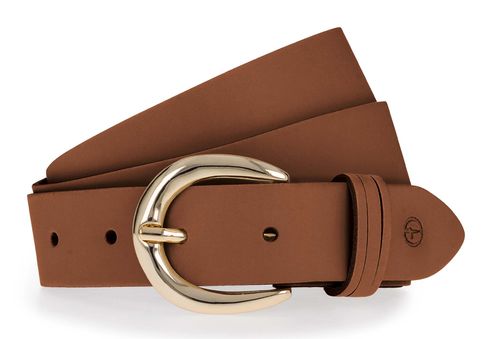 Tamaris Leather Belt W100 Cognac