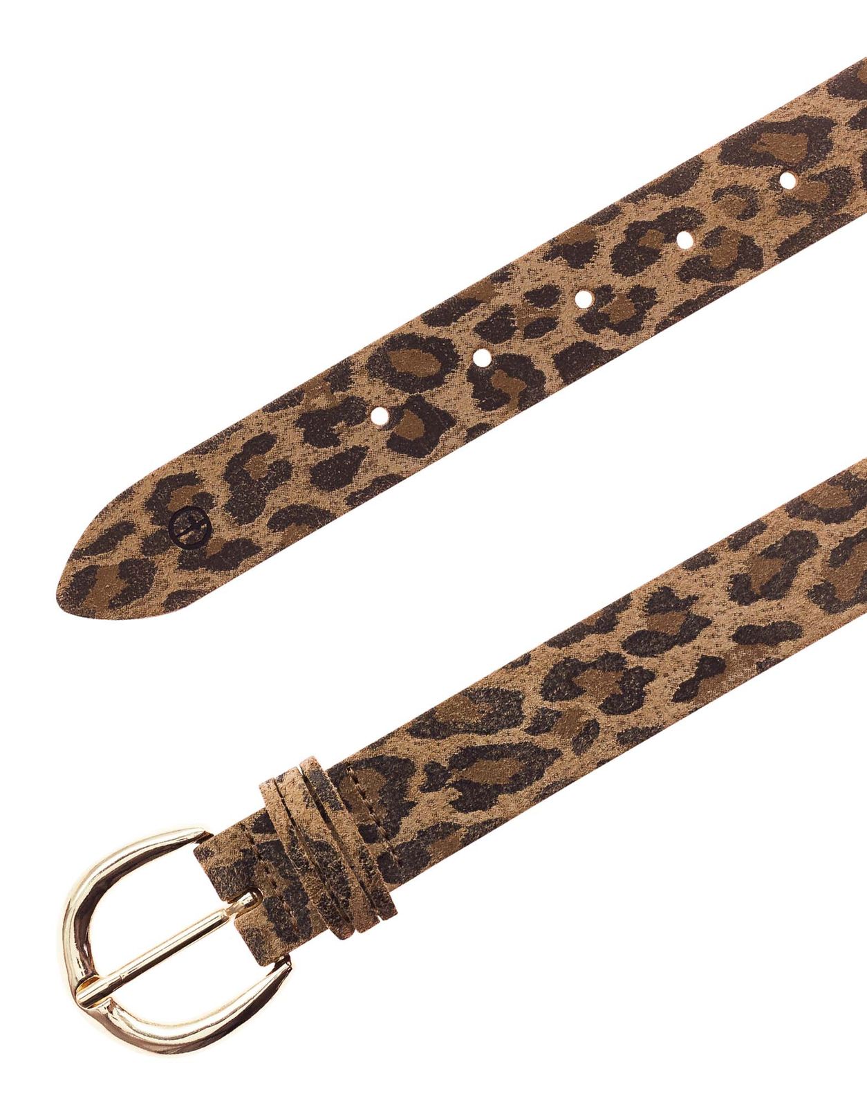 Tamaris Leather Belt W80 Taupe-dark brown Tamaris Leather Belt W80 Taupe-dark brown