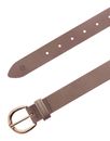 Tamaris Leather Belt W105 Dark Taupe