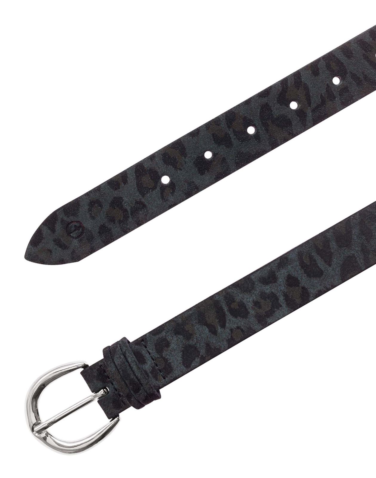 Tamaris Leather Belt W75 Black-anthracite Tamaris Leather Belt W75 Black-anthracite