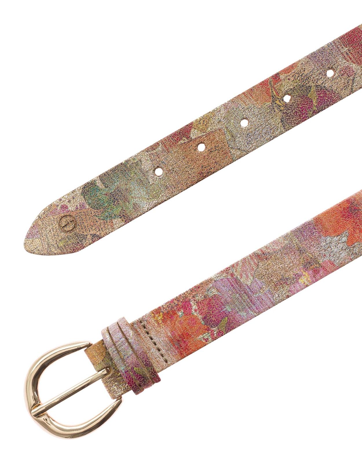 Tamaris Leather Belt W75 Multicolour - Gold Tamaris Leather Belt W75 Multicolour - Gold