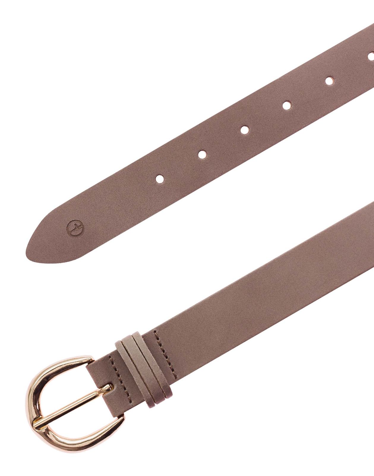 Tamaris Leather Belt W100 Dark Taupe Tamaris Leather Belt W100 Dark Taupe