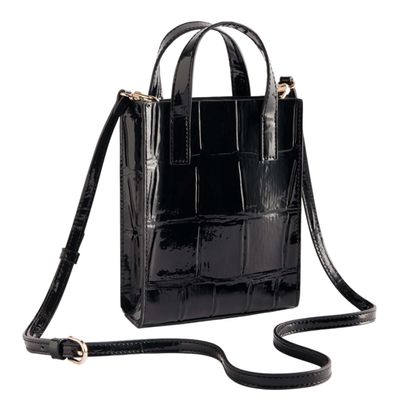 【TED BAKER】GATOCON ミニクロコダイル柄アイコントートバッグ Ted Baker（テッドベーカー）の「GATOCON クロコディテール ミニ