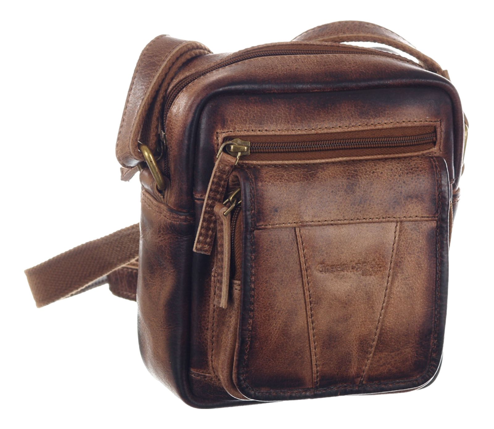 GreenLand Nature MASCU & LINE Crossbody Bag Brown GreenLand Nature MASCU & LINE Crossbody Bag Brown
