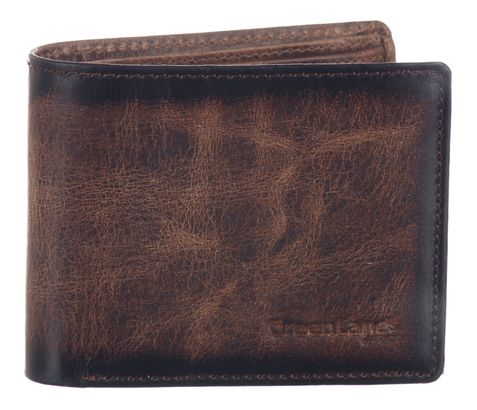 GreenLand Nature MASCU & LINE Wallet RFID Brown