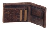 GreenLand Nature MASCU & LINE Wallet RFID Brown