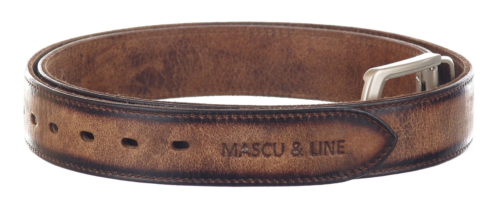 GreenLand Nature MASCU & LINE Belt W115 Brown - shortenable GreenLand Nature MASCU & LINE Belt W115 Brown - shortenable