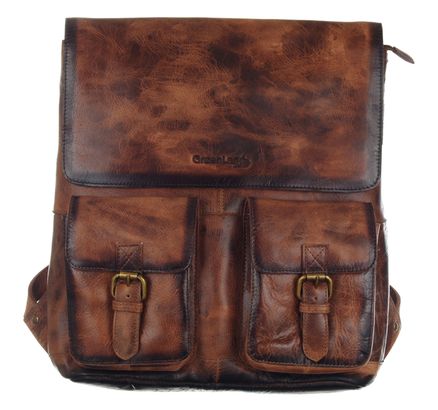 GreenLand Nature MASCU & LINE Backpack Brown