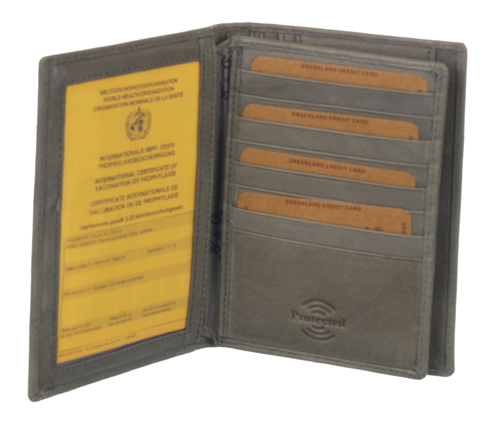 GreenLand Nature Passport / Document Case Aqua GreenLand Nature Passport / Document Case Aqua